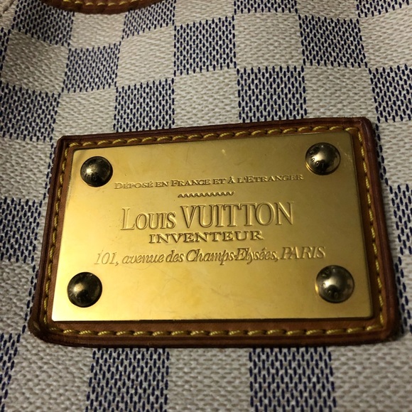 Auth Louis Vuitton damier azur galleria pm - Picture 2 of 16